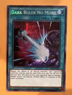 Yugioh! Dark Ruler No More - TN19-EN014 - Prismatic Secret Rare - Limited Ed NM - Image 1