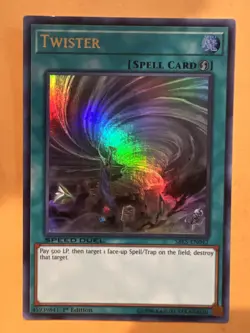 Yugioh Twister SBLS-EN042 1st Edition Ultra Rare Speed Duel NM - Image 1