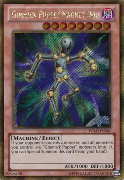 Gimmick Puppet Magnet Doll - PGLD-EN002 - Gold Secret Rare - Unlimited Edition N - Image 1