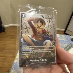 P-075 Monkey.D.Luffy Promo Card TS-02 Tin Set 02 ENGLISH SEALED - Image 1