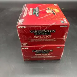 #2 Lot of (2) One Piece English OP13 Carrying On His Will Booster Boxes Sealed - Image 5