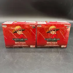 #4 Lot of (2) One Piece English OP13 Carrying On His Will Booster Boxes Sealed - Image 1