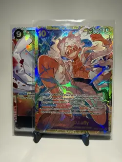 Monkey.D.Luffy OP05-119 SEC POST-ERRATA + Stussy OP07-085 SR ONE PIECE NEAR MINT - Image 1