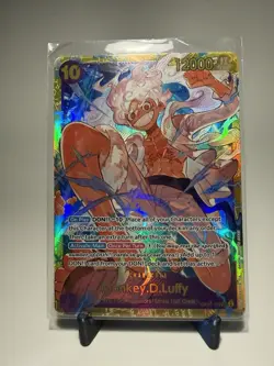Monkey.D.Luffy OP05-119 SEC POST-ERRATA + Stussy OP07-085 SR ONE PIECE NEAR MINT - Image 3