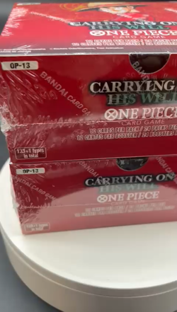 #5 Lot of (2) One Piece English OP13 Carrying On His Will Booster Boxes Sealed - Image 2