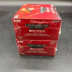 #5 Lot of (2) One Piece English OP13 Carrying On His Will Booster Boxes Sealed - Image 3