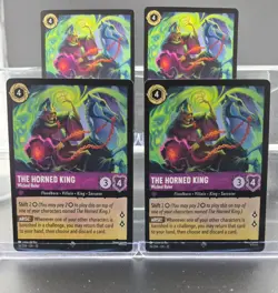 Disney Lorcana The Horned King - Wicked Ruler 36/204 Whispers Well S 4 Cards - Image 1