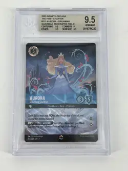 Lorcana Disney The First Chapter #213 Aurora Enchanted Foil BGS 9.5 - Image 1