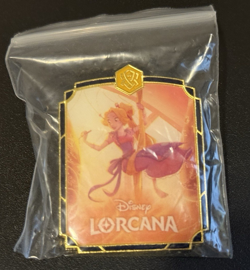 Disney Lorcana Pin Organized Play Promotial Item Floodborn Rapunzel Tangled - Image 1