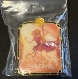 Disney Lorcana Pin Organized Play Promotial Item Floodborn Rapunzel Tangled - Image 2
