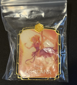Disney Lorcana Pin Organized Play Promotial Item Floodborn Rapunzel Tangled - Image 3