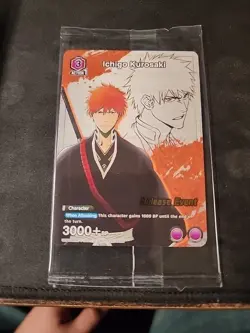 Ichigo Kurosaki Union Arena Pre Release Promo UEPA/BLC-1-103 Promo Sealed - Image 1