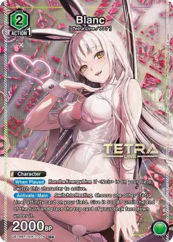Blanc Alternate Art Foil - UE14BT/NIK-1-074 NM - Union Arena - Image 1