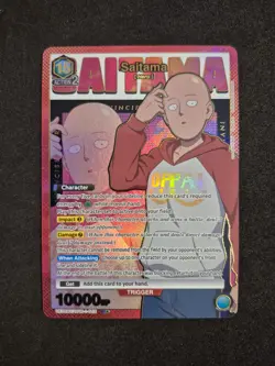 Union Arena, One Punch Man, Saitama, UE06BT/OPM-1-062 SR 1 Star Parallel - Image 1
