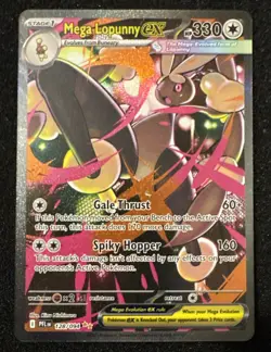 2025 Pokemon Phantasmal Flames Mega Lopunny ex SIR 128/94 - Image 1