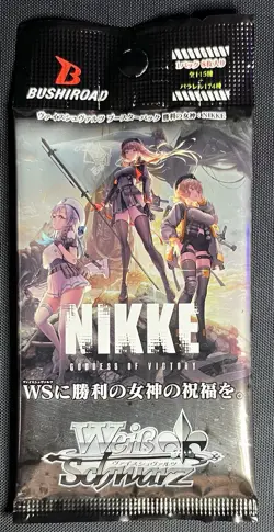 Nikke Goddess of Victory Weiss Schwarz Japanese Sealed New Booster Pack 2024 - Image 1