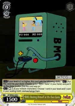 BMO: Beating Himself at His Own Game - AT/WX02-029 - C Near Mint Weiss Schwarz A - Image 1