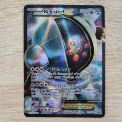 MP Registeel EX 122/124 Dragons Exalted Ultra Rare Full Art Holo Pokemon Card - Image 1