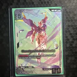 Gundam Aerial Rebuild GD01-067 LR+ FOIL Newtype Rising Gundam Card Game - Image 1