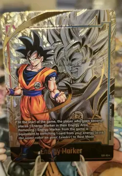 Goku Energy Marker Promo Prize Gold E01-01 Dragon Ball Fusion World Card English - Image 3