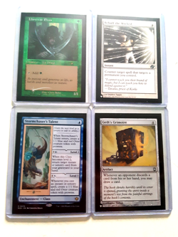 4 mtg cards stormchaser's talent, rebuff the wicked and 2 other cards n/m - Image 1