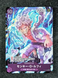 2023 One Piece MONKEY D. LUFFY #P-041 Promotional Cards Bandai Card Games Fest A - Image 1