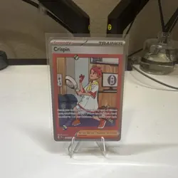 Pokemon Crispin Trainer 171/131 Sv: Prismatic Evolutions Full Art Holo Rare Card - Image 3