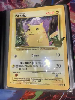 Pokemon 7 Card Lot With Binder OVERSIZED Jumbo Ultra RARE Cards! Lugia Charizard - Image 3