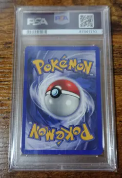 Ninetales 12/102 Shadowless PSA 7 No Damage Error Misprint Pokemon Card Graded - Image 2