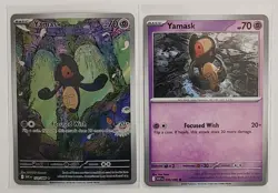 Yamask 122/086 Pokemon TCG Full Art Card White Flare (+Bonus Card) - Image 1