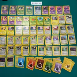 Pokemon TCG Expedition E READER Non Holo - Lot of 47 Cards + Energies - LP - Image 1