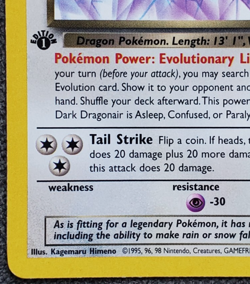 1st Edition Dark Dragonair - Team Rocket - #33/82 - Vintage Pokemon Card 2000 - Image 5