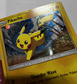 Pikachu SM81 Cosmos Holo Pokemon Card Black Star Promo 2017 MP - Image 3