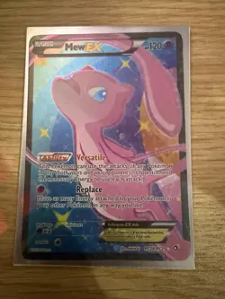Pokemon Mew EX Full Art Holo Ultra Rare RC24/RC25 Legendary Treasures Card - Image 1