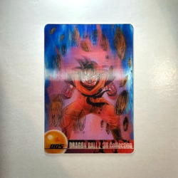 S0230 Son Goku Japanese Dragon Ball Z x Morinaga 3D Collection Card 005 - Image 2