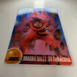 S0230 Son Goku Japanese Dragon Ball Z x Morinaga 3D Collection Card 005 - Image 3
