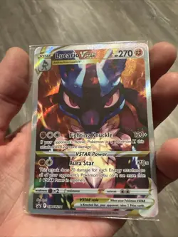 Pokemon TCG Lucario VSTAR SWSH291 Promo Holo Card English - Mint In Wrapper! - Image 1