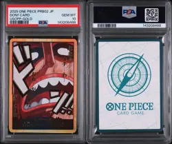 2025 ONE PIECE PRB02 JAPANESE USOPP-GOLD DON!! CARD PSA 10 - Image 3