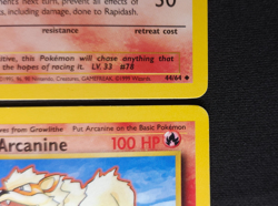 Fire PokemonTCG Growlithe Arcanine Ponyta Rapidash Jungle & Base set 4 card lot - Image 4