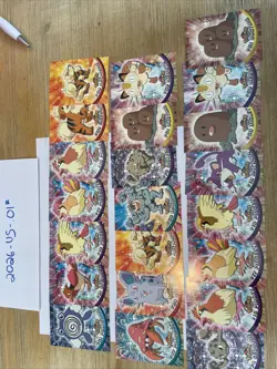 1999 Topps Pokemon TV Animation Card 5 Card Lot Vintage Rare - Image 1