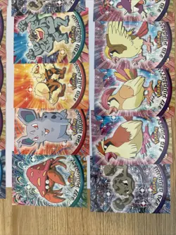 1999 Topps Pokemon TV Animation Card 5 Card Lot Vintage Rare - Image 2