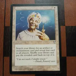 Mtg Enlightened Tutor LP/NM Mirage Magic Card Uncommon Instant - Image 1