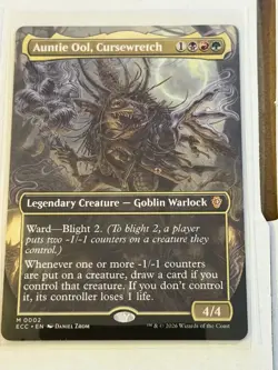Auntie Ool, Cursewretch Borderless Lorwyn Eclipsed Commander 2 - Image 1