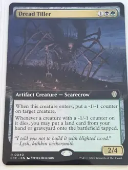 Dread Tiller Extended Art Lorwyn Eclipsed Commander 40 - Image 1