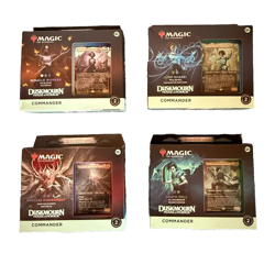 Magic The Gathering Duskmourn House of Horror Commander Deck Set of 4 New Sealed - Image 1