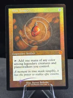 Mox Amber The Brothers' War: Retro Frame Artifacts Foil - Image 1