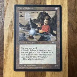 Shield Sphere EX MTG Magic the Gathering Alliances Reserved List LP - Image 1