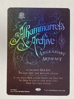 Alhammarret's Archive, 0027, Foil, Secret Lair Encyclopedia, MTG NM - Image 1
