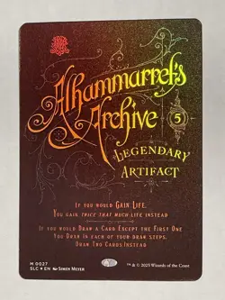Alhammarret's Archive, 0027, Foil, Secret Lair Encyclopedia, MTG NM - Image 2