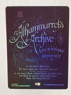 Alhammarret's Archive, 0027, Foil, Secret Lair Encyclopedia, MTG NM - Image 3